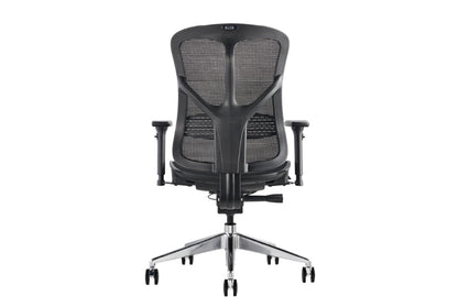 Hood F94 Ergonomic Chair - Fabric & Mesh Upholstered Office Chair