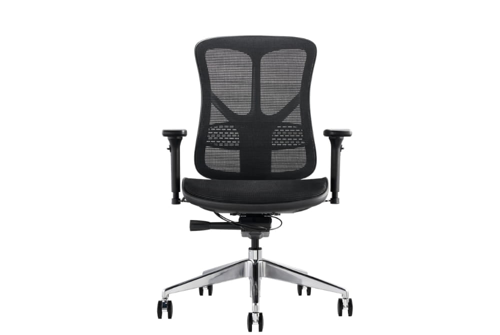 Hood F94 Ergonomic Chair - Fabric & Mesh Upholstered Office Chair