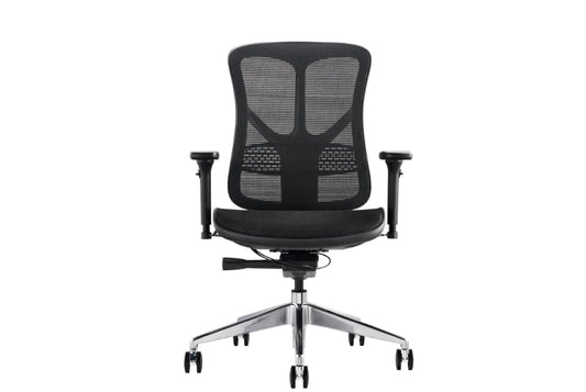 Hood F94 Ergonomic Chair - Fabric & Mesh Upholstered Office Chair