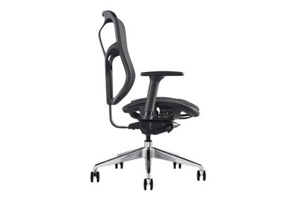 Hood F94 Ergonomic Chair - Fabric & Mesh Upholstered Office Chair