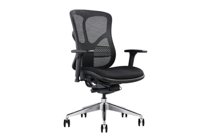 Hood F94 Ergonomic Chair - Fabric & Mesh Upholstered Office Chair