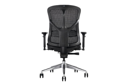 Hood F94 Ergonomic Chair - Fabric & Mesh Upholstered Office Chair