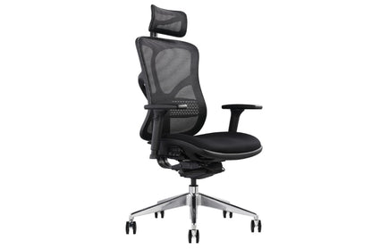 Hood F94 Ergonomic Chair - Fabric & Mesh Upholstered Office Chair