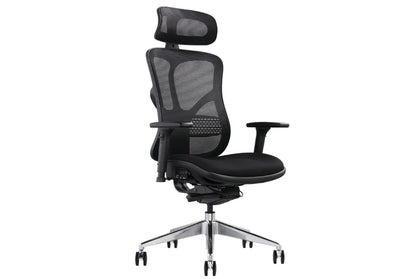 Hood F94 Ergonomic Chair - Fabric & Mesh Upholstered Office Chair