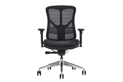 Hood F94 Ergonomic Chair - Fabric & Mesh Upholstered Office Chair