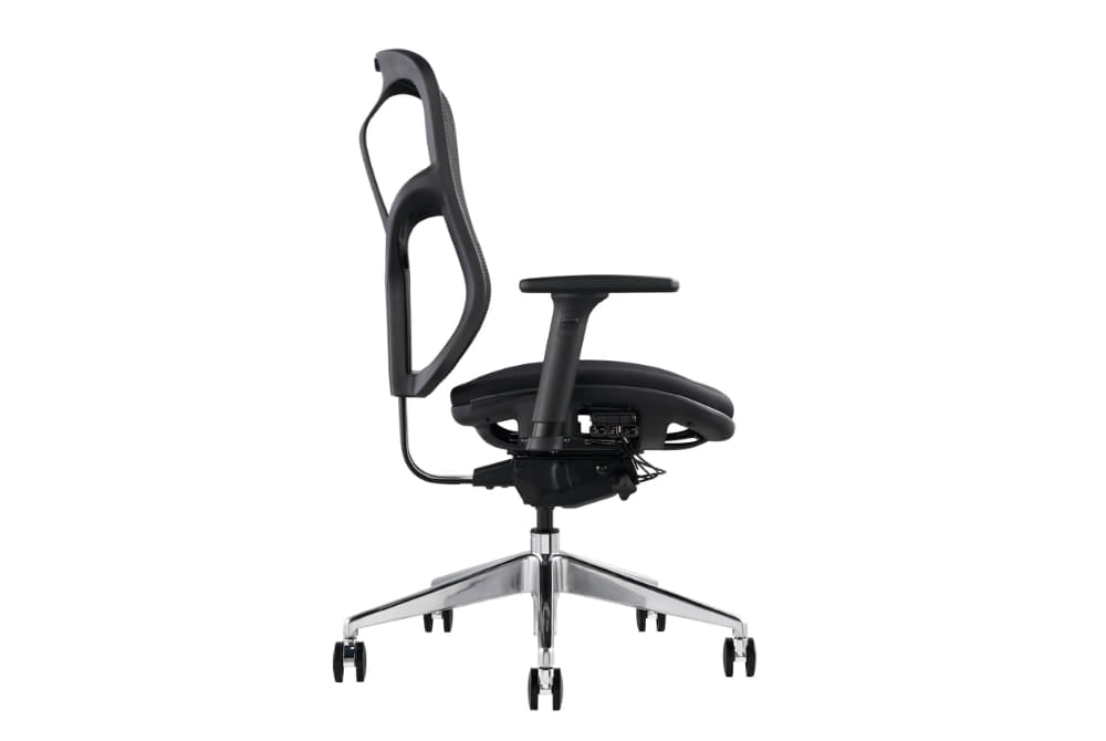 Hood F94 Ergonomic Chair - Fabric & Mesh Upholstered Office Chair