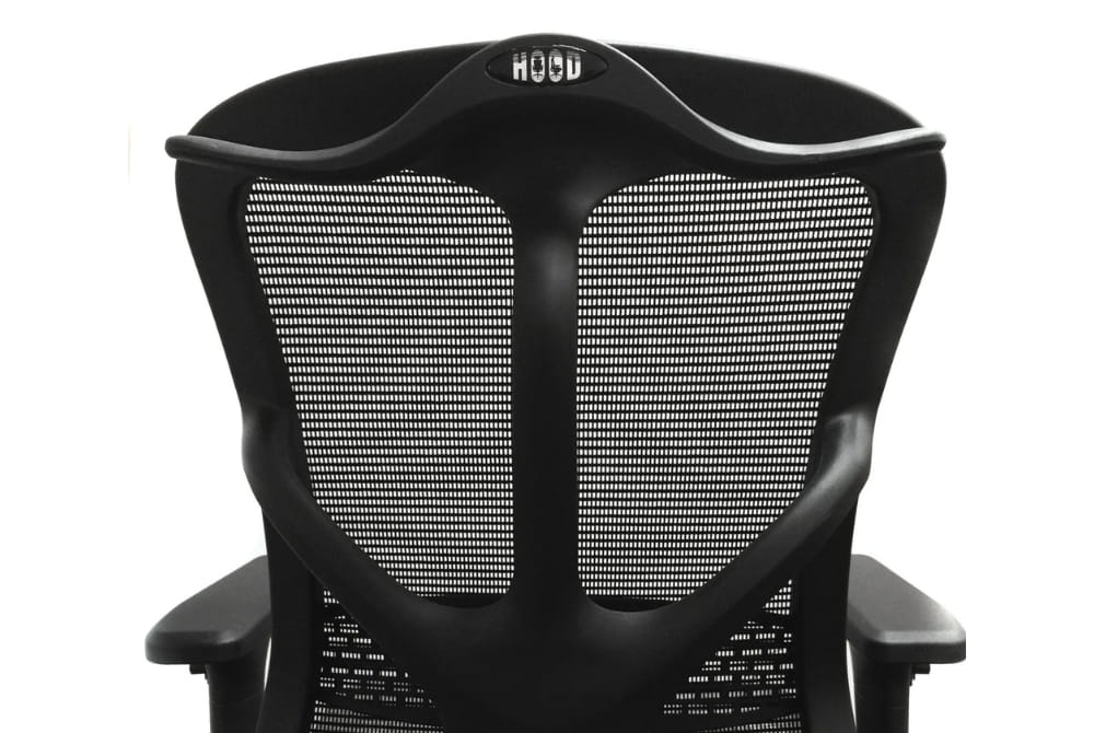 Hood F94 Ergonomic Chair - Fabric & Mesh Upholstered Office Chair