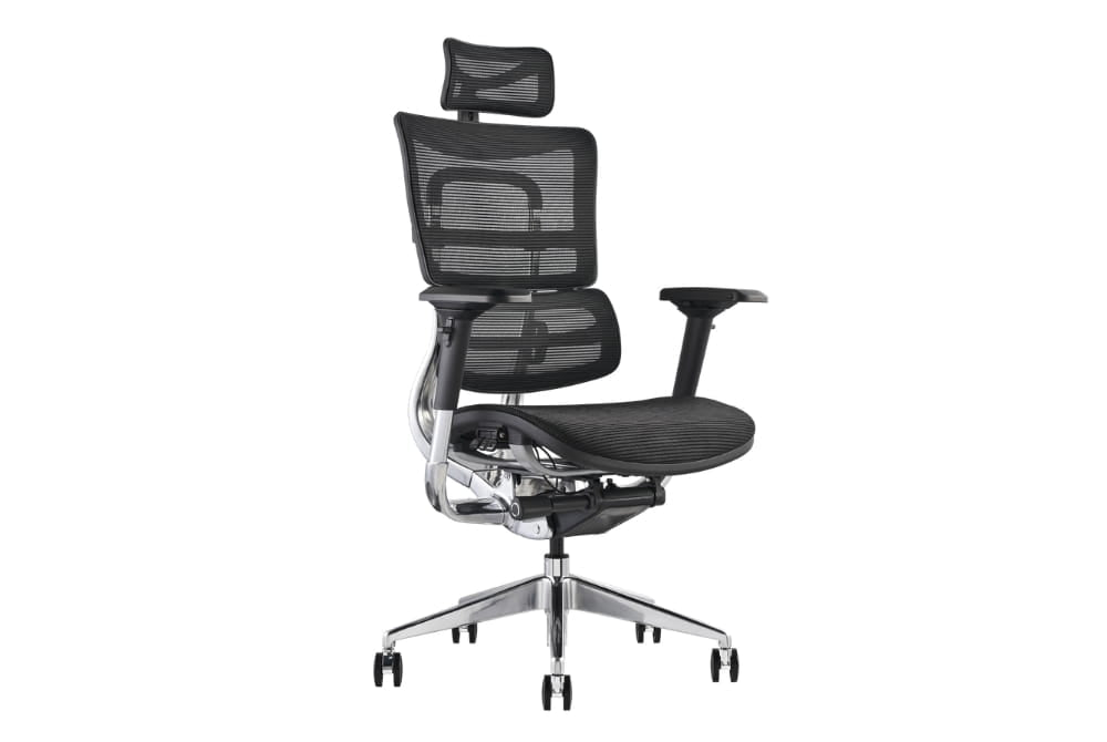 Hood i29 Ergonomic Chair - Fabric & Mesh Upholstered Office Chair