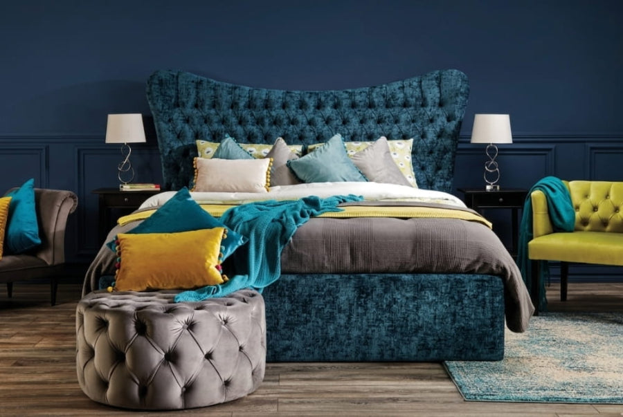 The Elysian Upholstered Ottoman Bed