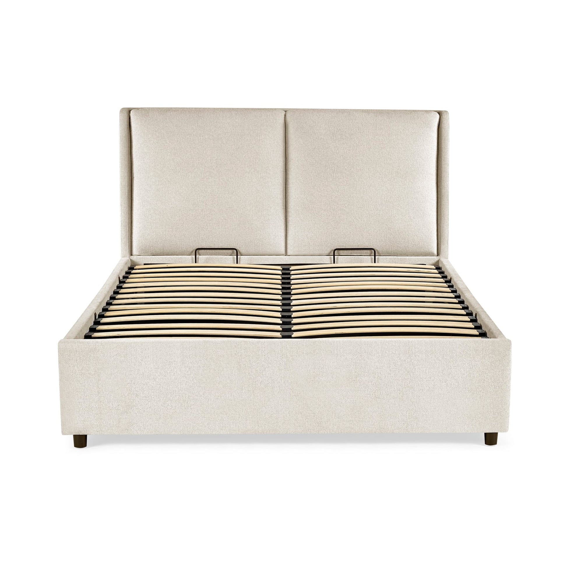 Maddock Beige Ottoman Bed