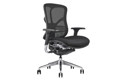 Hood V46 Ergonomic Chair - Fabric & Mesh Upholstered Office Chair