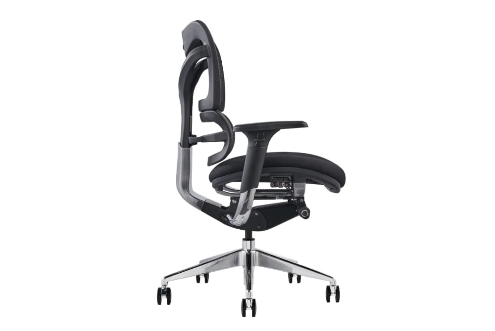 Hood V46 Ergonomic Chair - Fabric & Mesh Upholstered Office Chair