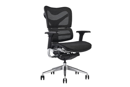 Hood V46 Ergonomic Chair - Fabric & Mesh Upholstered Office Chair