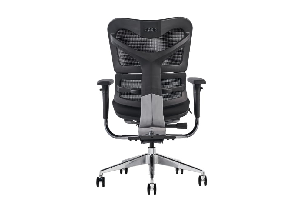 Hood V46 Ergonomic Chair - Fabric & Mesh Upholstered Office Chair