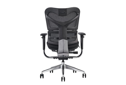 Hood V46 Ergonomic Chair - Fabric & Mesh Upholstered Office Chair