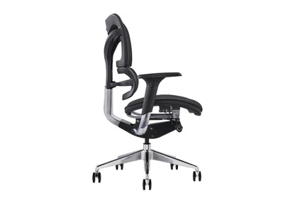 Hood V46 Ergonomic Chair - Fabric & Mesh Upholstered Office Chair