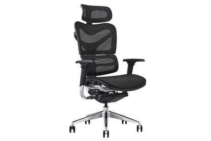 Hood V46 Ergonomic Chair - Fabric & Mesh Upholstered Office Chair