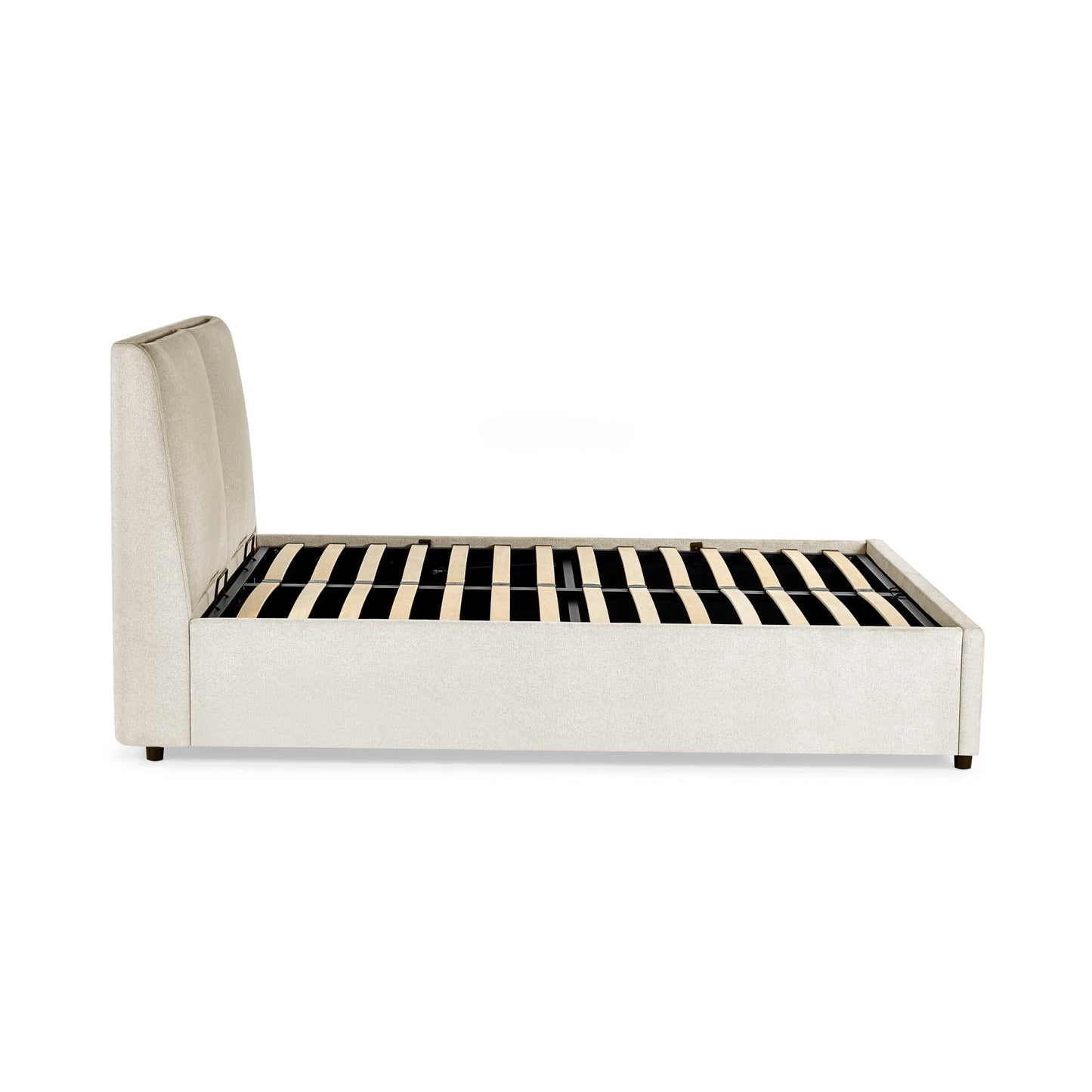 Maddock Beige Ottoman Bed